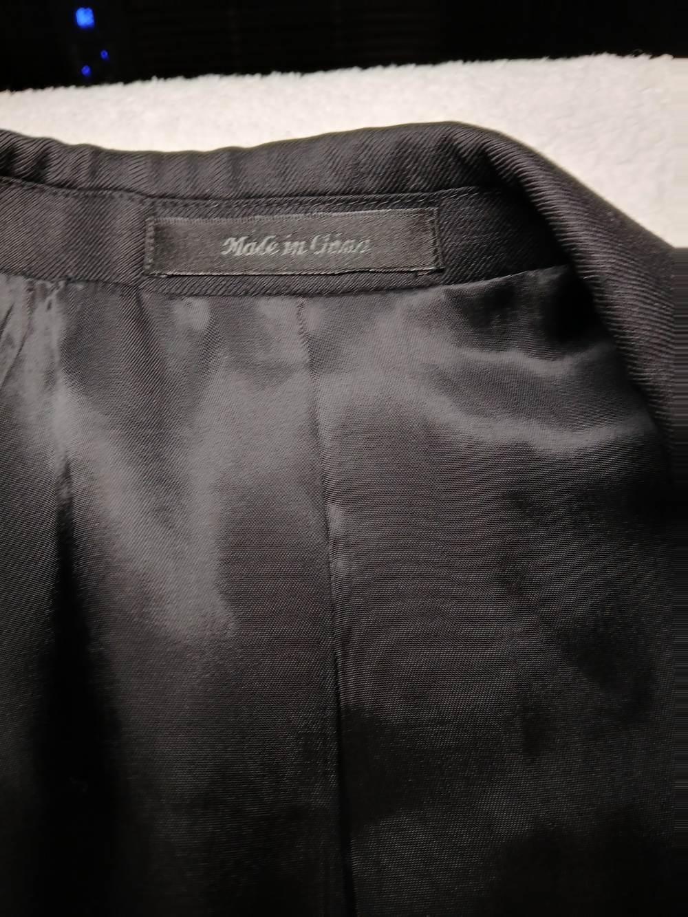 Calvin Klein Black Lined Jacket with Subtle Sheen - Picture 9 of 16